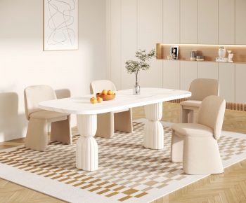 Modern Dining Table And Chairs-ID:665025959