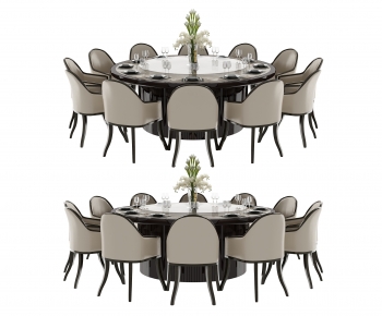 New Chinese Style Dining Table And Chairs-ID:384315975