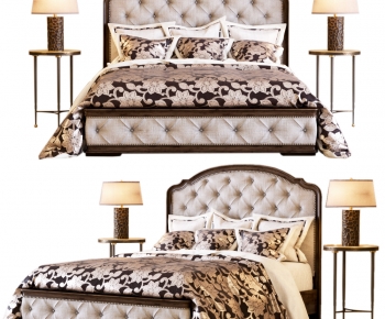 American Style Double Bed-ID:261301996