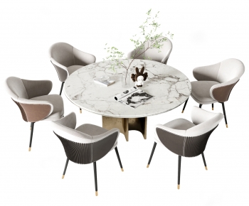 Modern Dining Table And Chairs-ID:436399944