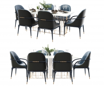 Modern Dining Table And Chairs-ID:870959043