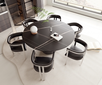 Modern Dining Table And Chairs-ID:779399987