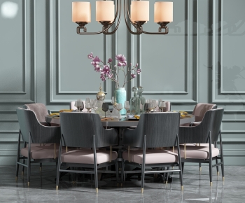 Modern Dining Table And Chairs-ID:984488013