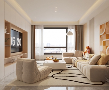 Modern A Living Room-ID:269184117
