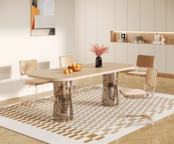 Modern Dining Table And Chairs-ID:693978072