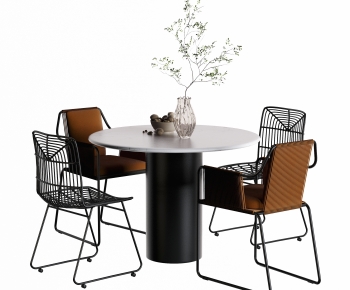 Modern Dining Table And Chairs-ID:864931117