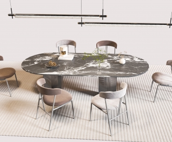 Modern Dining Table And Chairs-ID:632643943