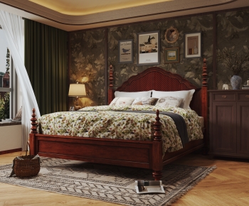 American Style Bedroom-ID:253096105