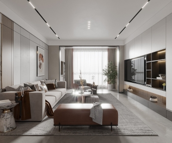 Modern A Living Room-ID:472250948