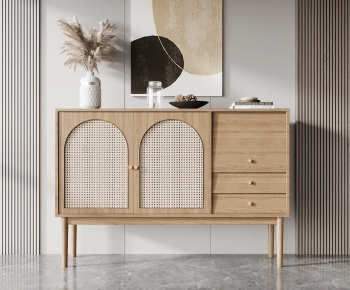 Nordic Style Side Cabinet-ID:413978107