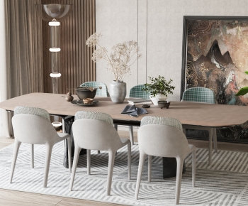 Modern Dining Table And Chairs-ID:153379924