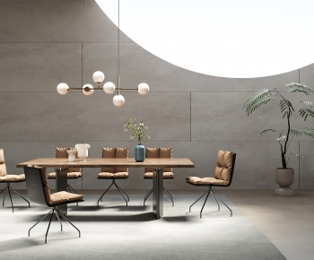 Modern Dining Table And Chairs-ID:610739951
