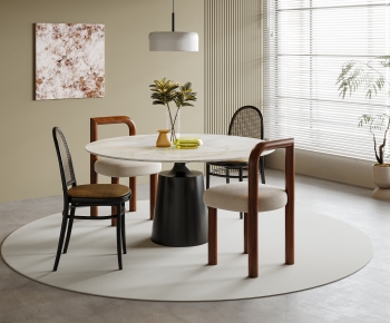 Modern Dining Table And Chairs-ID:113370907