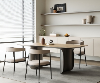 Modern Dining Table And Chairs-ID:236731059