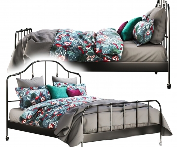 Modern Double Bed-ID:734789496