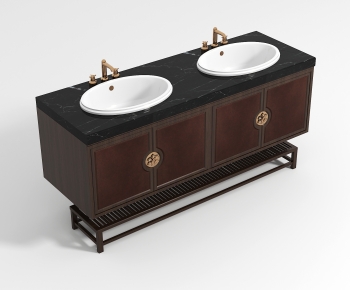 New Chinese Style Bathroom Cabinet-ID:730724103