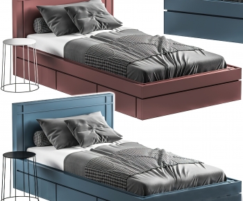 Modern Single Bed-ID:918359046