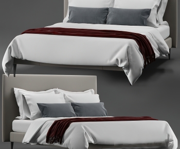 Modern Double Bed-ID:136775023