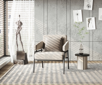 Wabi-sabi Style Lounge Chair-ID:173679116