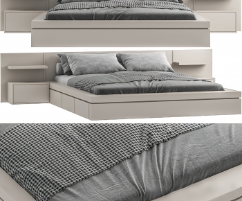 Modern Double Bed-ID:445292007