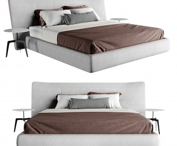 Modern Double Bed-ID:562470017