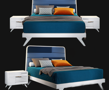 Modern Double Bed-ID:710103031