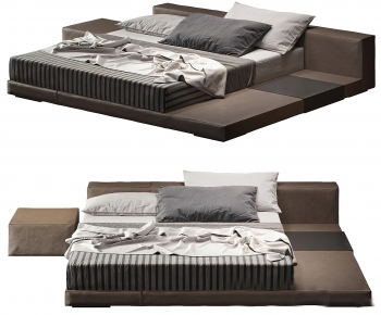 Modern Double Bed-ID:217448951