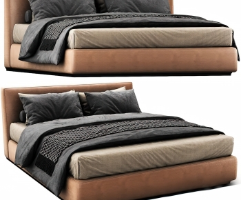 Modern Double Bed-ID:130563973