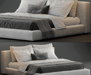 Modern Double Bed-ID:288217071