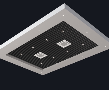 Modern Suspended Ceiling-ID:274265055