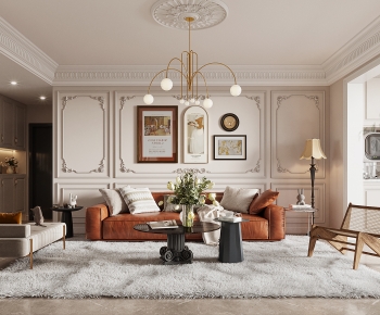 French Style A Living Room-ID:389014967