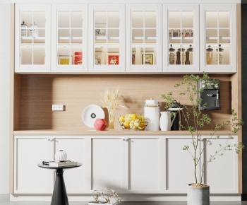 Simple European Style Decorative Cabinet-ID:954011921