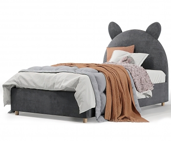 Modern Double Bed-ID:329727893