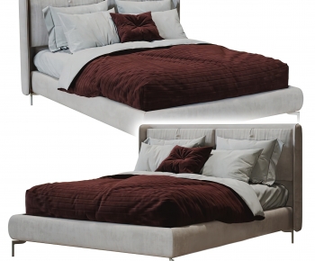 Modern Double Bed-ID:660336973