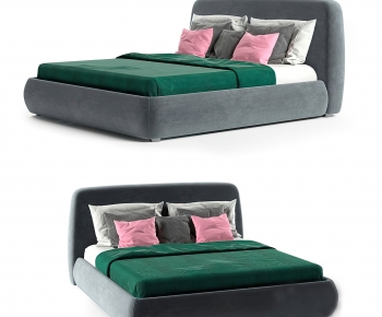 Modern Double Bed-ID:979810955