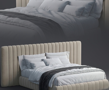 Modern Double Bed-ID:731245045