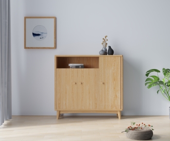 Nordic Style Side Cabinet-ID:746726046