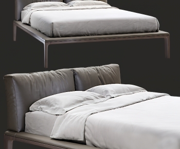 Modern Double Bed-ID:133591892