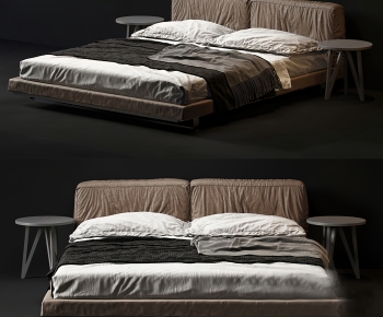 Modern Double Bed-ID:787528046