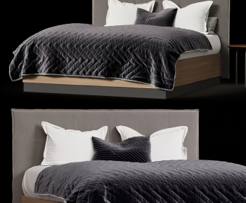 Modern Double Bed-ID:891047952