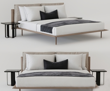 Modern Double Bed-ID:186722042