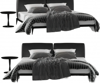 Modern Double Bed-ID:793643959