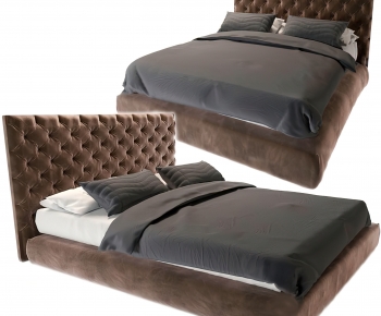 Modern Double Bed-ID:153666971