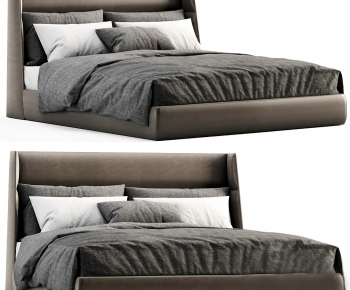 Modern Double Bed-ID:323955064