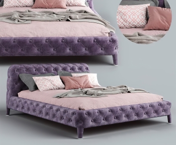 Modern Double Bed-ID:346745979