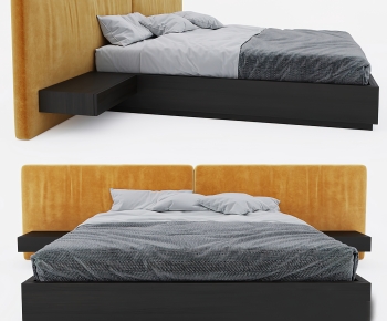 Modern Double Bed-ID:865545996