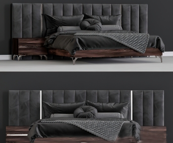 Modern Double Bed-ID:760085114