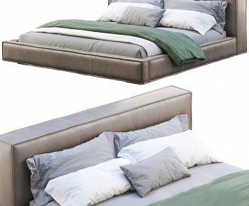 Modern Double Bed-ID:199096921