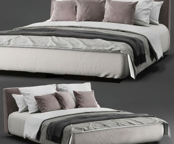 Modern Double Bed-ID:346470124