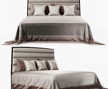 Modern Double Bed-ID:760130889